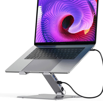 Orico Foldable Aluminum Laptop Stand – 7 Angles, MacBook & Tablets