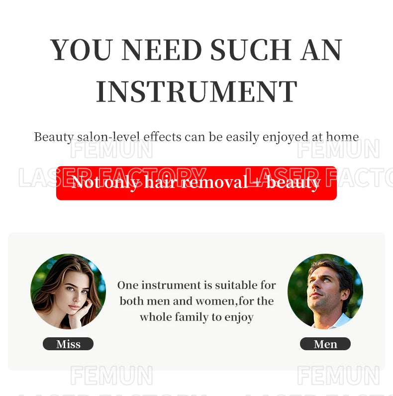 808nm Diode Ice Titanium Laser Hair Removal Machine | 4 Waves | 4000W | Salon & Home