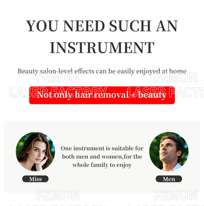 808nm Diode Ice Titanium Laser Hair Removal Machine | 4 Waves | 4000W | Salon & Home