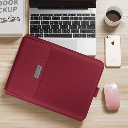 Laptop Sleeve Bag for MacBook Air 13 M4/M3/M2/M1, Pro 13/14/16, Huawei, ASUS, Dell – 11–16", PU Leather