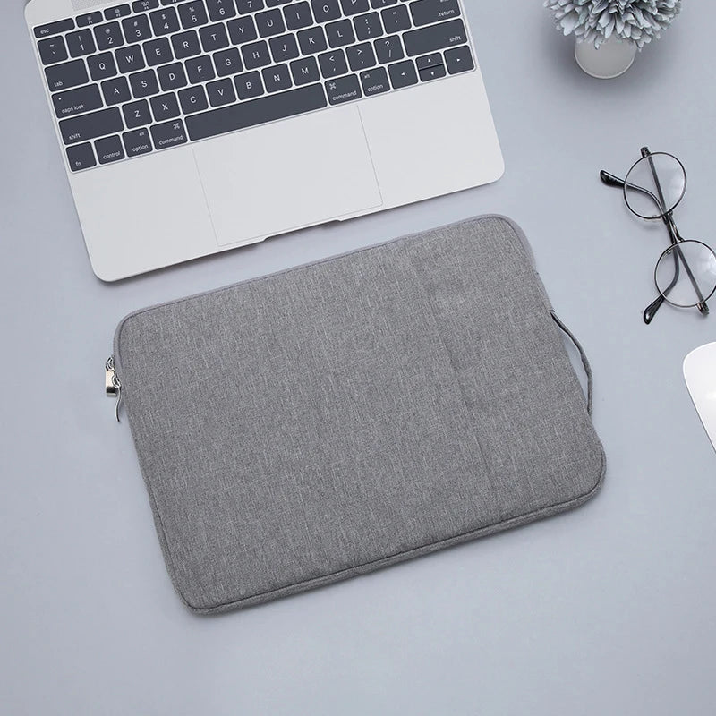 Denim Laptop Sleeve Bag 12"-15.6" — MacBook Air M1 M2, Lenovo, Dell, HP, Huawei, Xiaomi