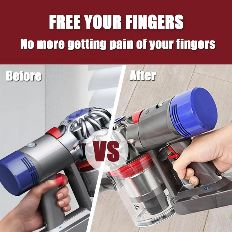 Trigger Lock Clip for Dyson V6 / V7 / V8 / V10 / V11 / V15 – Hands-Free Vacuum Switch Lock