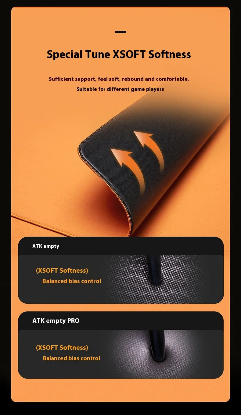 ATK Kong Xsoft Esports Mouse Pad – PORON Base, Anti-Slip, for 60–80% Keyboards