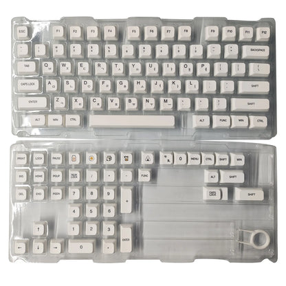 XDA PBT Keycaps 120 Keys – Korean/Russian/French/German, DIY Mechanical Keyboard