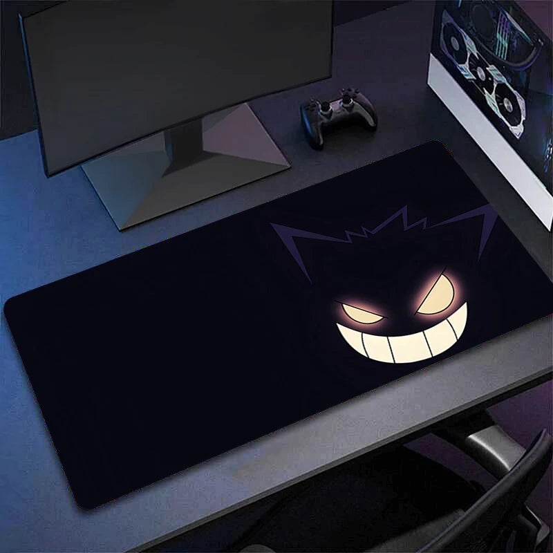 Gengar Anime Mouse Pad – Large Gaming Mousepad, XXL Desk Mat, Rubber Base, Multiple Sizes