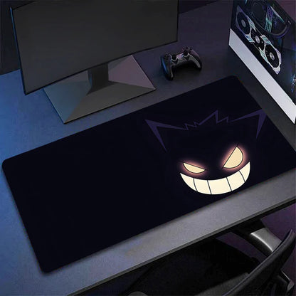 Gengar Anime Mouse Pad – Large Gaming Mousepad, XXL Desk Mat, Rubber Base, Multiple Sizes
