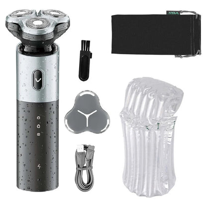 R.E.D. Shopping VGR wet and dry electric shaver for men, rechargeable and washable beard and stubble razor.