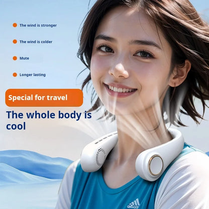 H9 Portable Neck Fan – Hands-Free Personal Cooling, Compact, Travel & Home