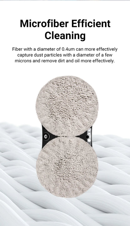 DIVEDEER Intelligent Window Cleaner – Automatic Water Spray, Anti-Fall Magnetic Glass Cleaner