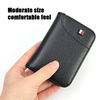 LISM Ultra-Slim PU Leather Credit Card Holder Wallet