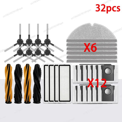 Dreame D20 Pro / D20 Plus Robot Vacuum Spare Parts – Brush, Filter & Mop Replacement
