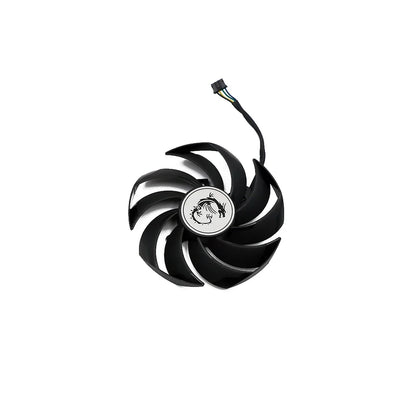 MSI RTX 3080 3090 3070 3060 Ti Gaming X Trio GPU Replacement Fan – PLD09210S12HH 90mm 4-Pin