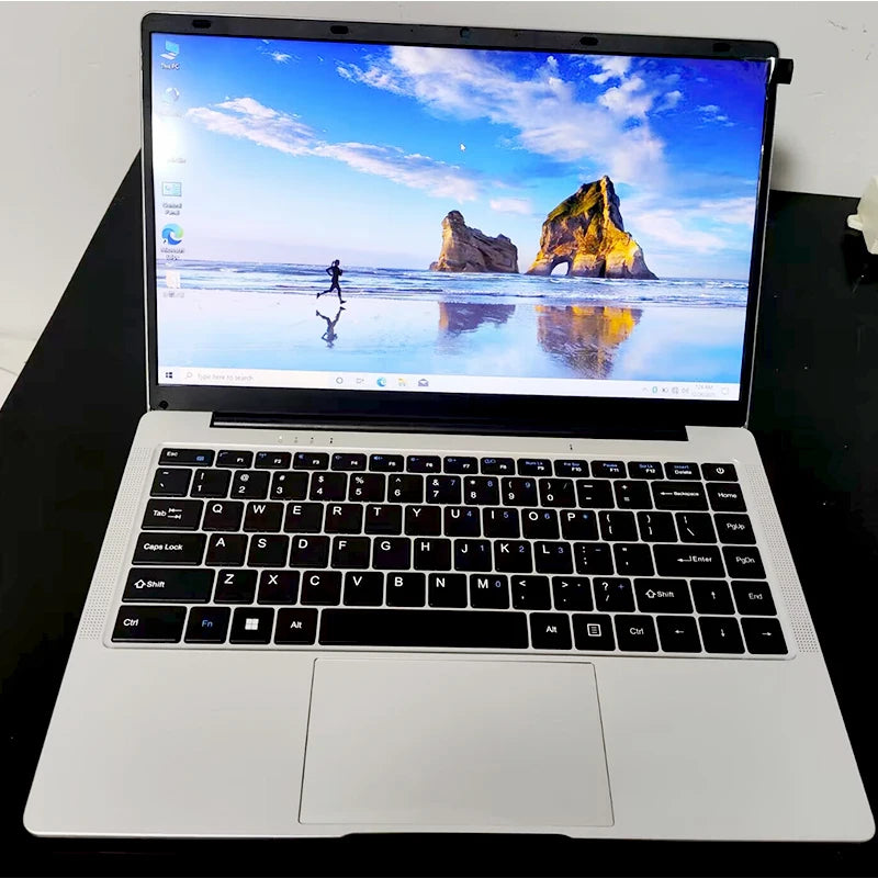 GMOLO 14" Netbook – Intel Celeron N3350, 4/6GB RAM, up to 256GB SSD, Wi-Fi, Windows 10