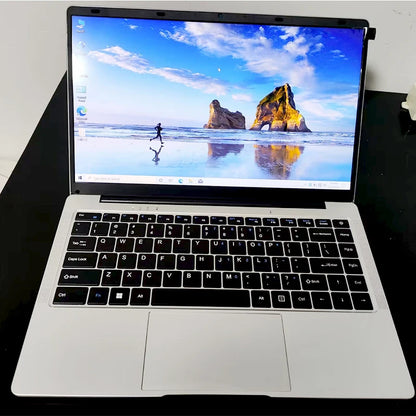 GMOLO 14" Netbook – Intel Celeron N3350, 4/6GB RAM, up to 256GB SSD, Wi-Fi, Windows 10
