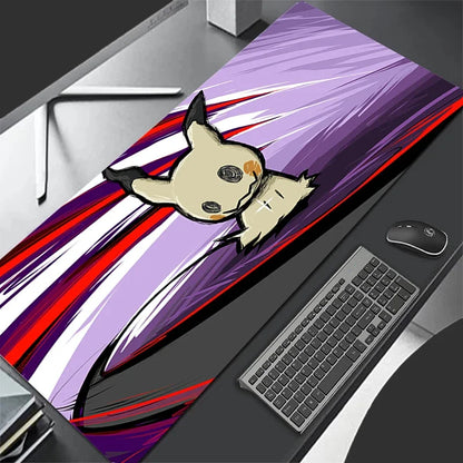 Pokémon Mimikyu Leather Gaming Mouse Pad – Large Anime Deskmat, Waterproof, Keyboard Mat