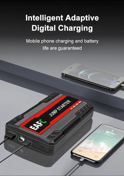 Car Jump Starter 600A-2000A | 12V Portable Battery Booster & Power Bank for Emergency Start (EAFC)