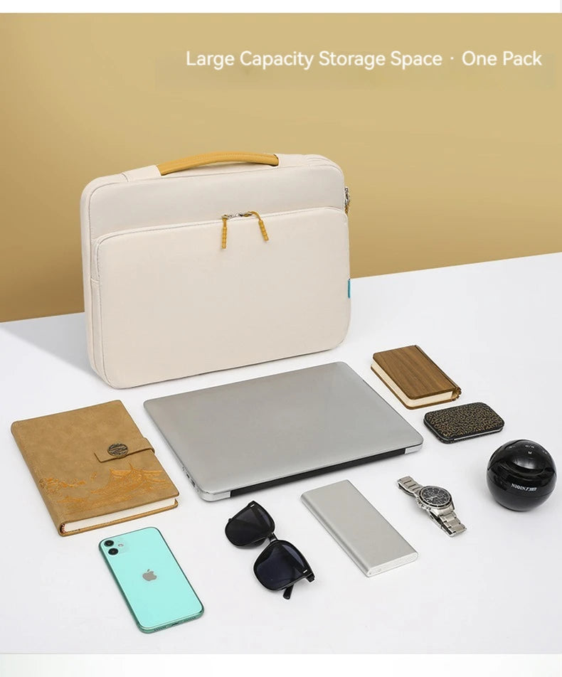 Waterproof Laptop Sleeve Bag 13.3"–15.6" — Portable Travel Carrying Case for MacBook Air/Pro