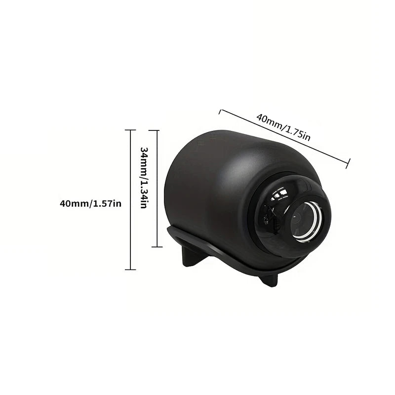 R.E.D. Shopping X5 Mini Hidden Security Camera with 1080P HD, night vision, WiFi, and motion detection in a compact design.