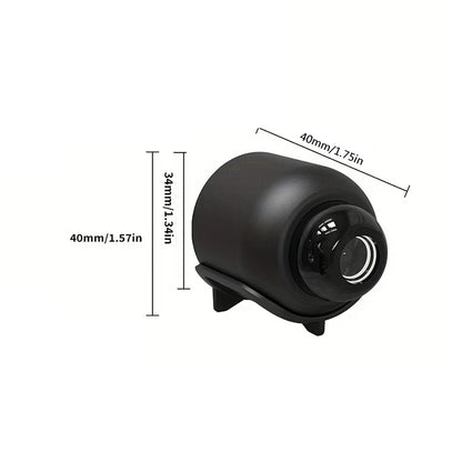 R.E.D. Shopping X5 Mini Hidden Security Camera with 1080P HD, night vision, WiFi, and motion detection in a compact design.