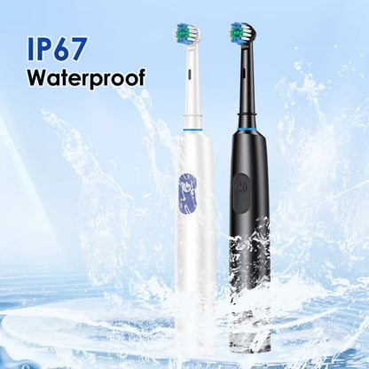 Sonic Rechargeable Electric Toothbrush – 5 Modes, 4 Brush Heads, Waterproof