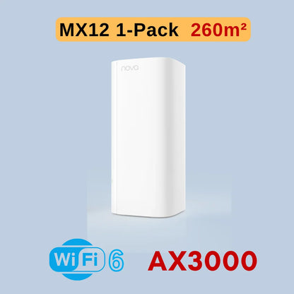 Tenda AX3000 WiFi 6 Mesh Router – EX/MX12 | 2.4G + 5GHz | Full Gigabit | Signal Repeater