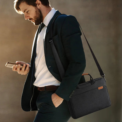 NIDOO Laptop Bag Sleeve – MacBook Air/Pro 13 M1, iPad Pro 12.9, Waterproof Shoulder Briefcase