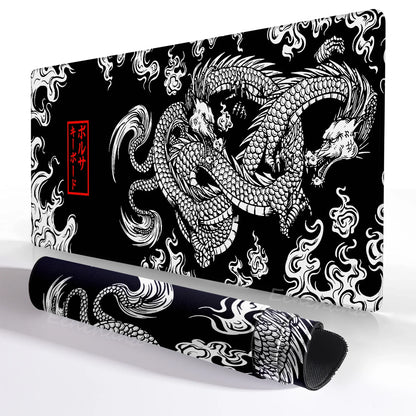 Japanese Dragon XXL Gaming Mouse Pad – Anime Desk Mat 900x400mm