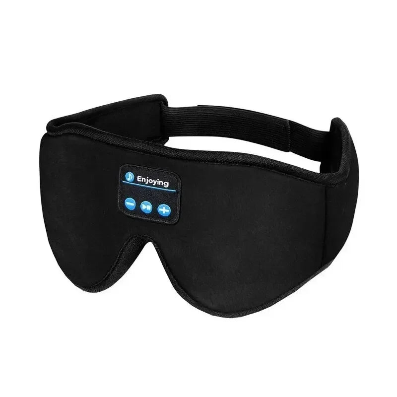 3D Eye Mask Bluetooth 5.0 Sleep Headphones – Built-in HD Speaker for Travel & Sleep