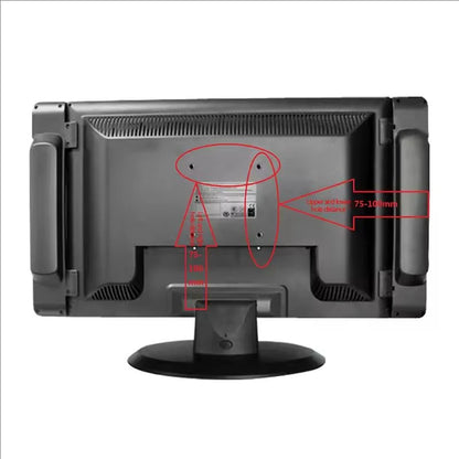 Suporte para TV de parede, monitor LCD LED, tela plana para PC, VESA 75, 100, 12-24"