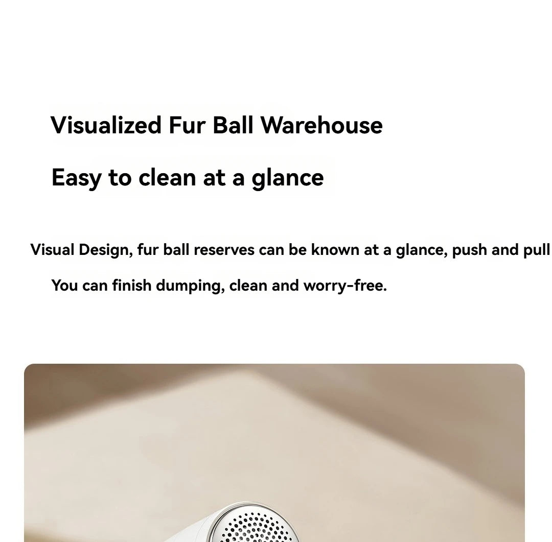 Xiaomi Mijia Lint Remover 2 – Portable Electric Clothes Shaver, 180-Min Battery, USB-C