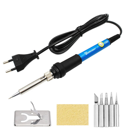 60W / 80W Adjustable Temperature Electric Soldering Iron – Digital Display