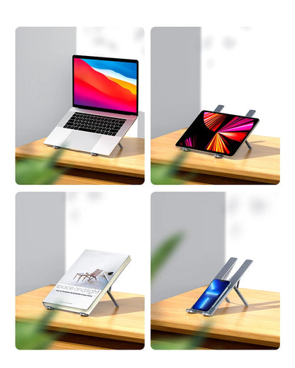 UGREEN Foldable Aluminum Laptop Stand – MacBook, Tablet & Phone
