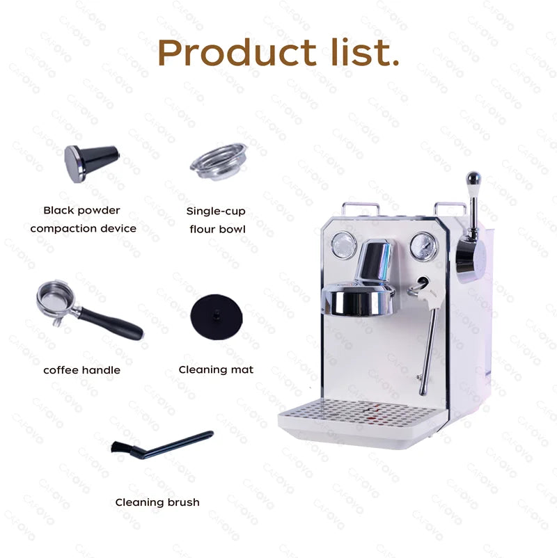 CAFOVO G3006 Espresso Machine 15 Bar | Stainless Steel | 220V