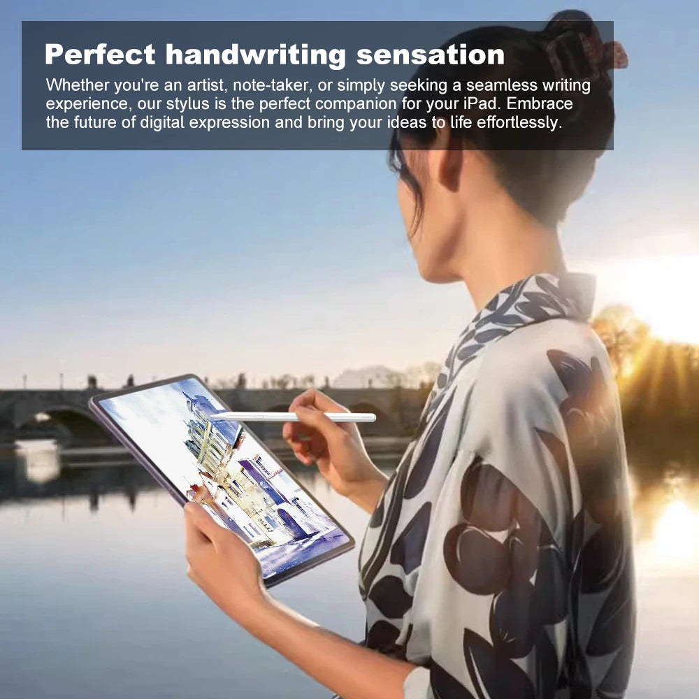 iPad Stylus Pen – Wireless Charging, Palm Rejection, Tilt Sensitivity for iPad Pro, Air, Mini