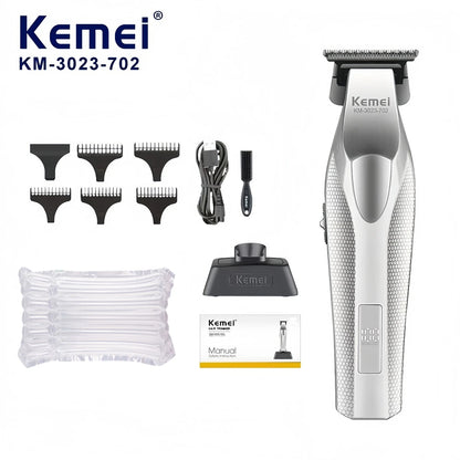 Kemei KM-3023 Professional Hair Clipper – 0mm Rechargeable Trimmer