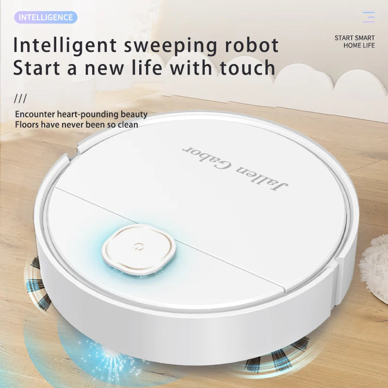 R.E.D. Shopping 3-in-1 smart sweeping robot vacuum cleaner for home, wireless design with sweeping and vacuuming features.