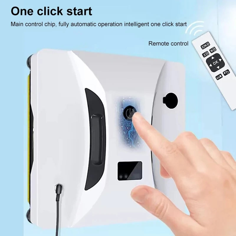 2024 Intelligent Window Cleaning Robot – Auto Water Spray, Remote Control