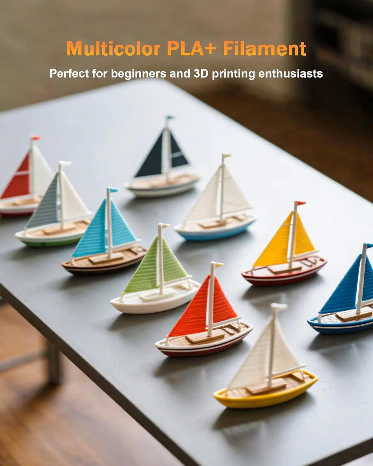 TECBEARS PLA+ Filament – 10KG Bundle, 1.75mm, Multi-Color, High Toughness, No Bubbles for FDM Printers