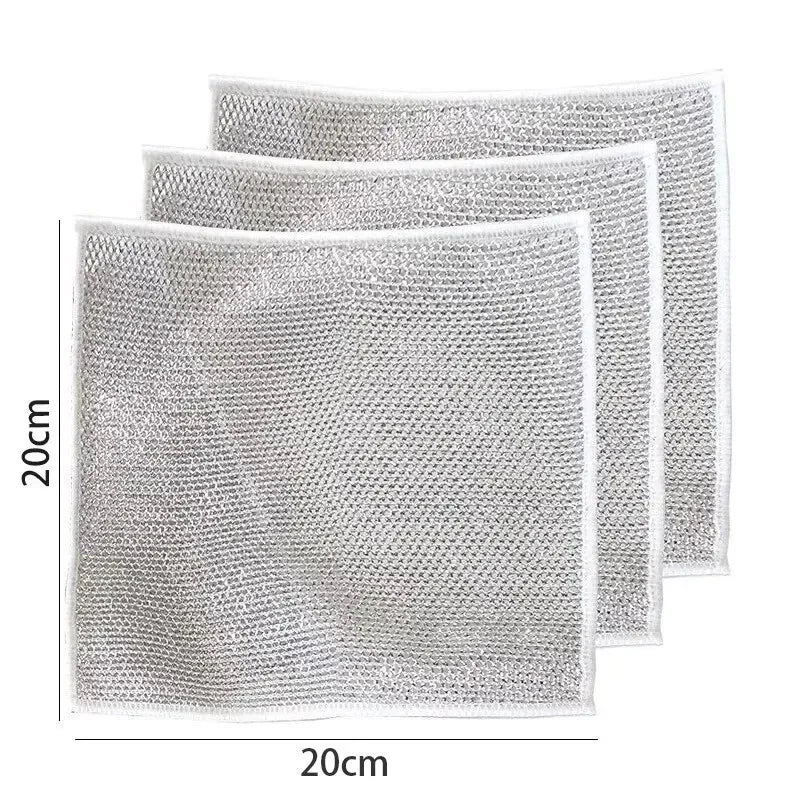 Multipurpose Wire Microfiber Dishcloth – Non-Scratch