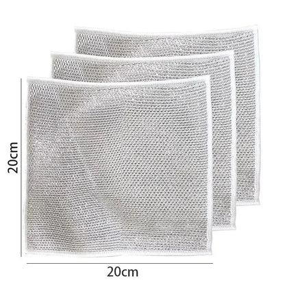 Multipurpose Wire Microfiber Dishcloth – Non-Scratch