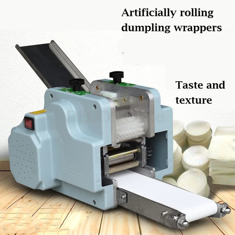 Electric Automatic Dumpling Wrapper Maker – Wonton & Dumpling Skin Press, Round & Square, Commercial
