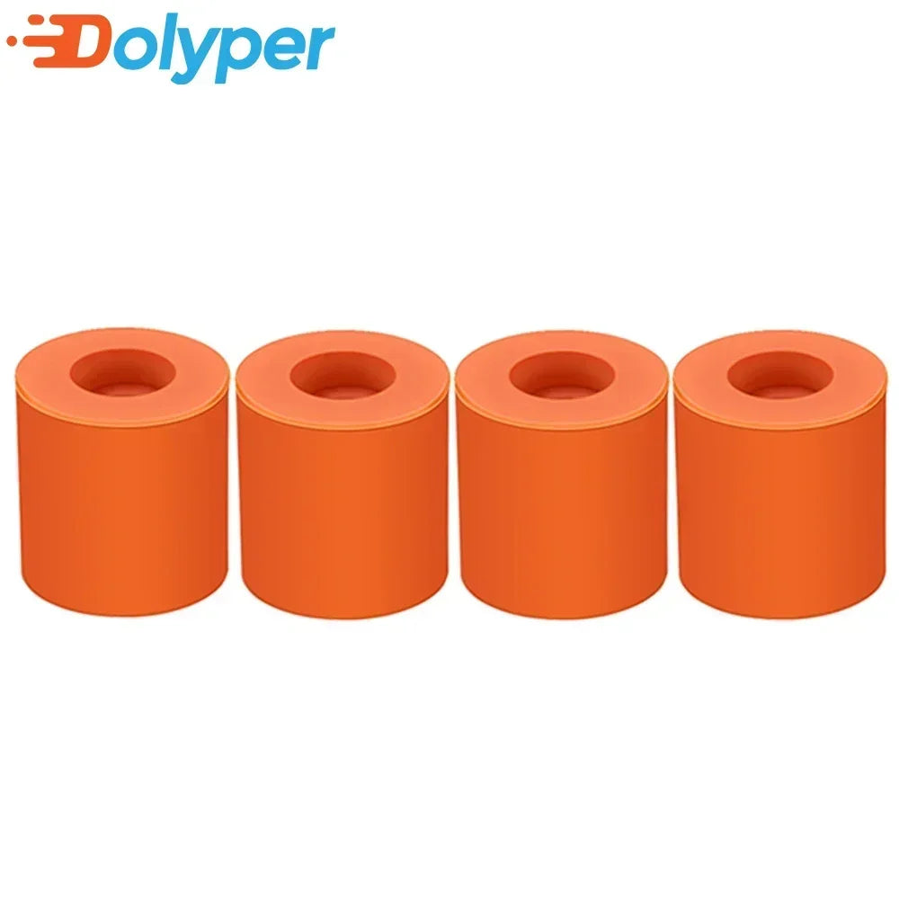 4pcs Silicone Hot Bed Leveling Spacers for CR-10, Ender-3, Prusa, Anycubic – Replace Bed Springs