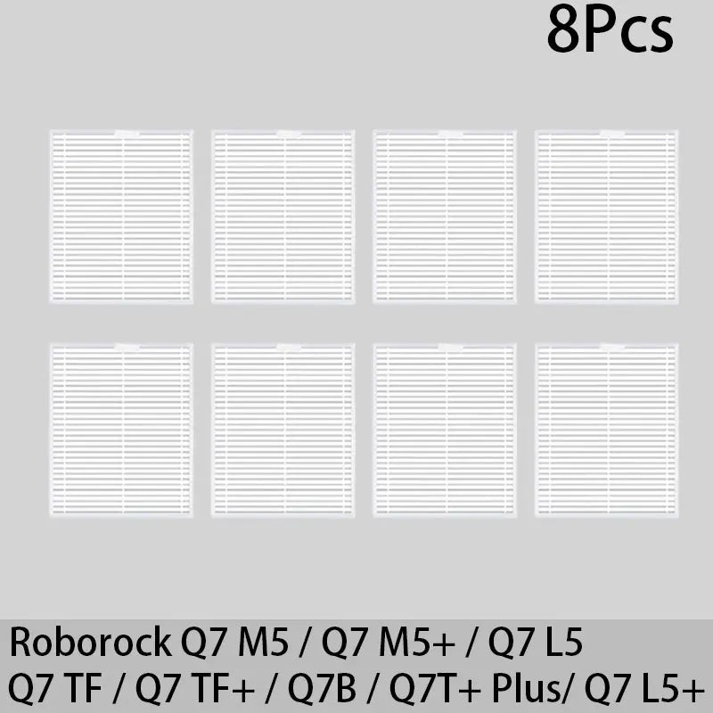 Roborock Q7 M5 / Q7 L5 / Q7 TF / Q7B / Q7T+ Replacement Parts | Main Brush, Filter, Mop, Dust Bag