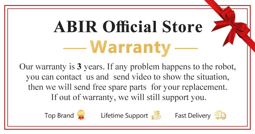 ABIR WD9 Robot Window Vacuum Cleaner – 9000Pa, 4-Way Water Spray, Laser Sensor, Wet & Dry