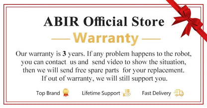 ABIR WD9 Robot Window Vacuum Cleaner – 9000Pa, 4-Way Water Spray, Laser Sensor, Wet & Dry