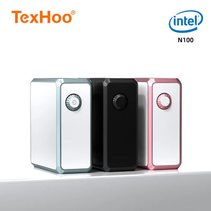 TexHoo M8 Mini PC – Intel N100, 16GB DDR5, 128GB/256GB/512GB SSD, Windows 11