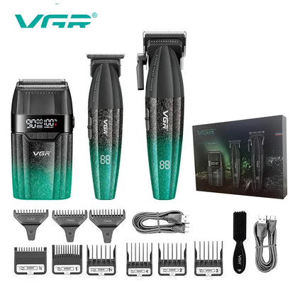 VGR Professional Hair Clipper | V-003 V-906 V-308 | Metal Body | Barber & Beard Trimmer