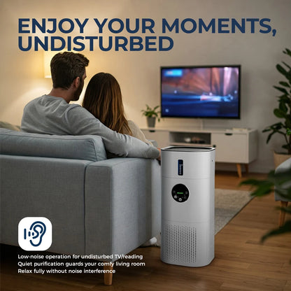 2-in-1 Air Purifier with Humidifier – H13 True HEPA Filter, Covers up to 60m², 24W