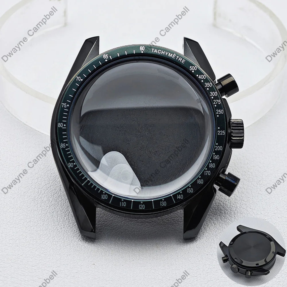 39.7mm Men's Watch Case for VK63 Movement – Metal Case with 20mm Strap Fit & Watch Box