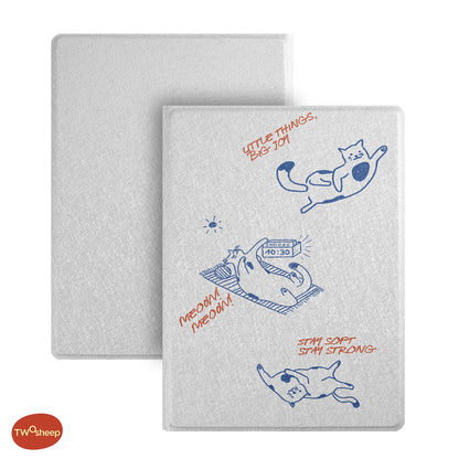 Twosheep Cute Cat & Dog Magnetic Case for Bigme B6 6" eReader – Auto Sleep/Wake, Shellless PU Cover